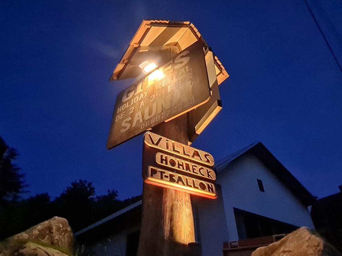 Locations Des 3 Sommets Avec Sauna Et Spa En Alsace Sondernach エクステリア 写真
