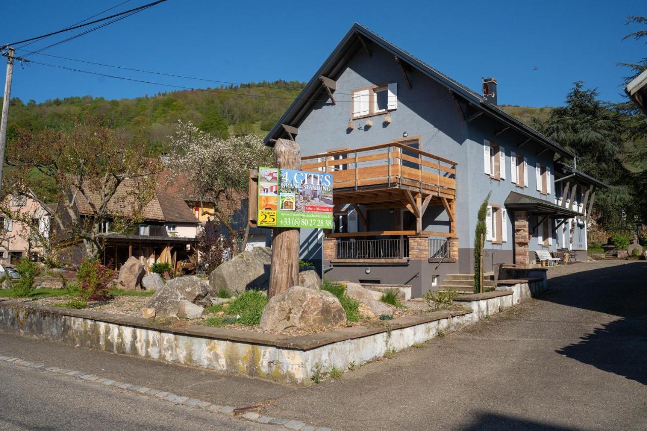 Locations Des 3 Sommets Avec Sauna Et Spa En Alsace Sondernach エクステリア 写真