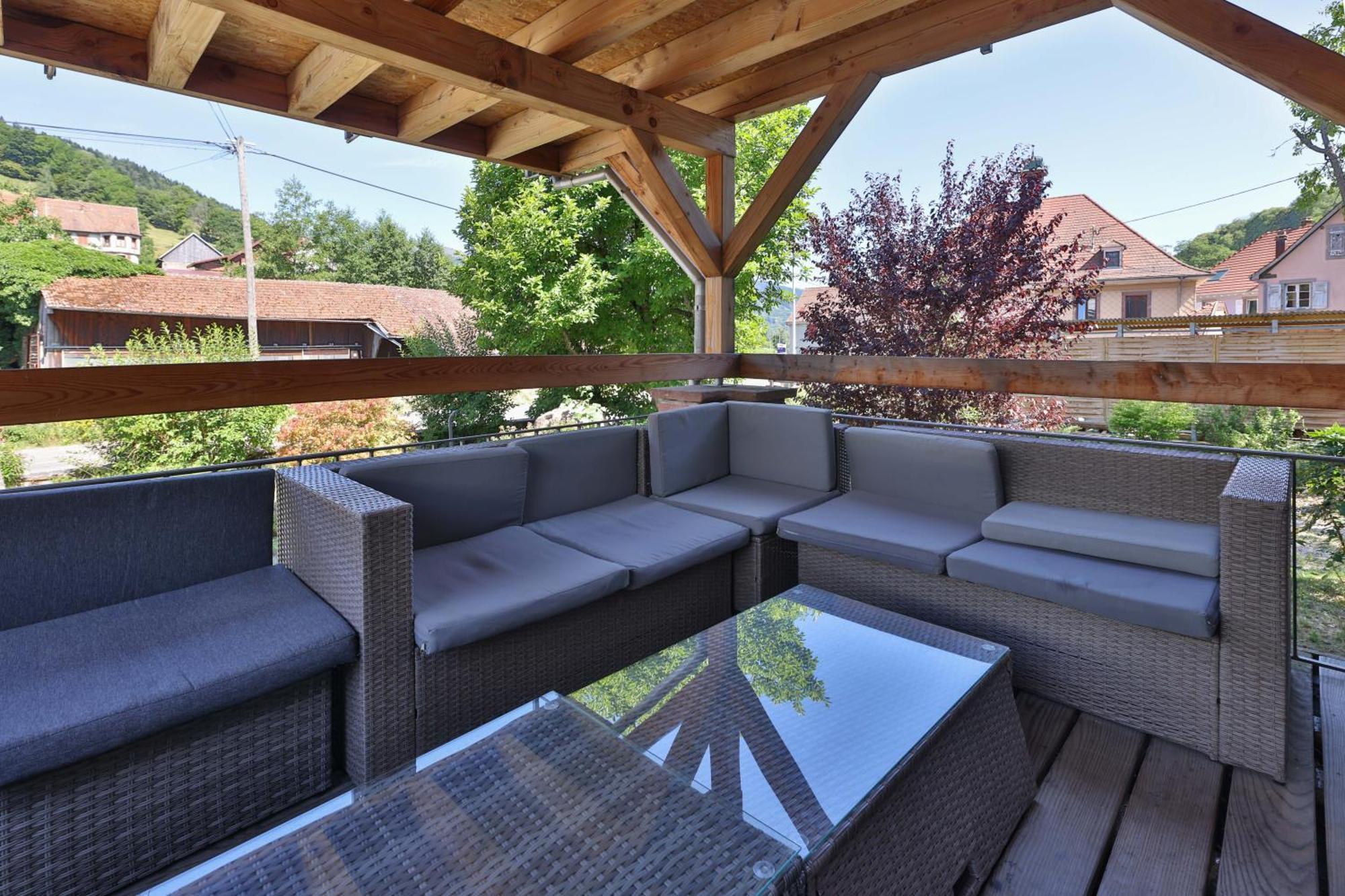 Locations Des 3 Sommets Avec Sauna Et Spa En Alsace Sondernach エクステリア 写真