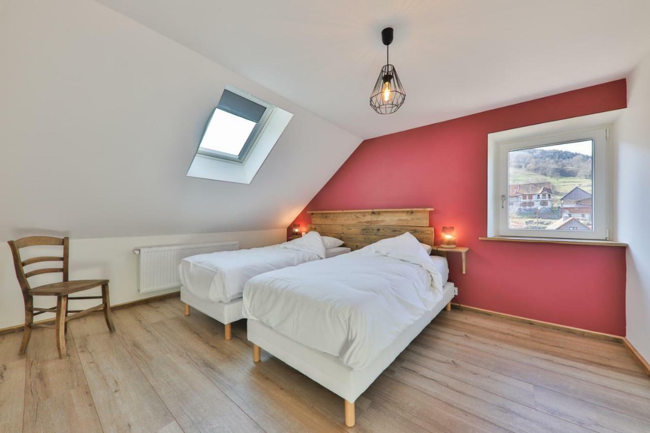 Locations Des 3 Sommets Avec Sauna Et Spa En Alsace Sondernach エクステリア 写真